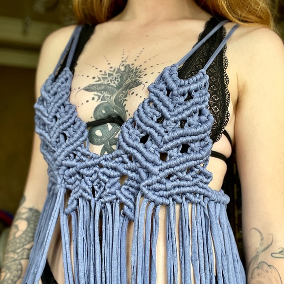 Handmade Macramé Rope Dress - Picture 10 of 16
